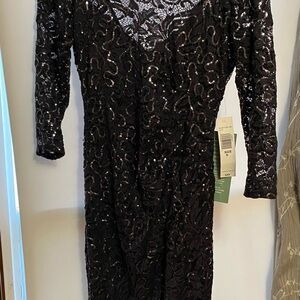 Elegant Blue Lace Dress. NWT